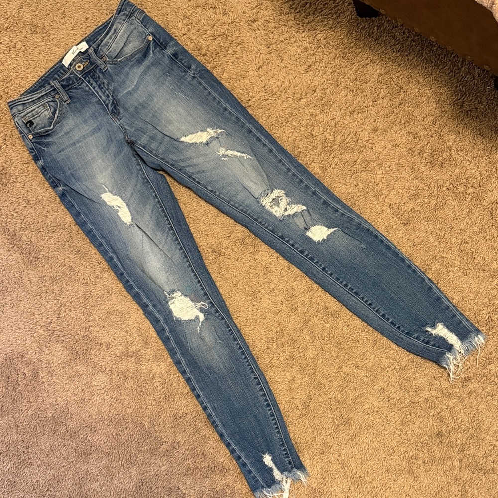 KanCan Distressed Blue Women's Jeans 26